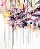 Floral cascade - Large abstract painting 