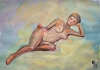 Nude Woman Lying Down