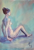 Study of a female nude