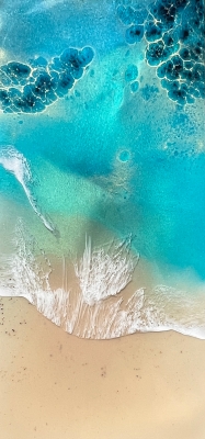 The beach