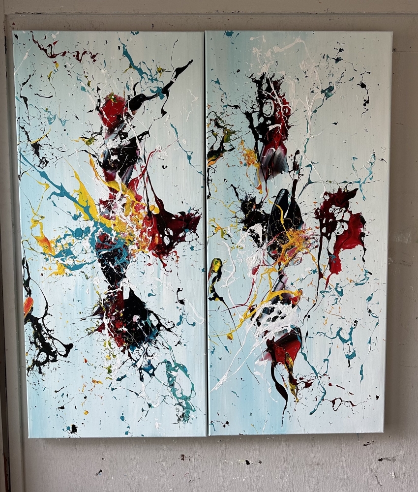 Abstract “ Two panels “