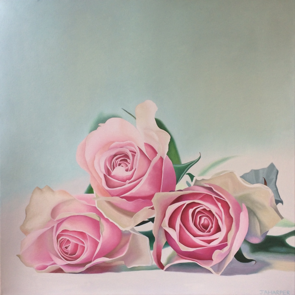 Three Pink Roses