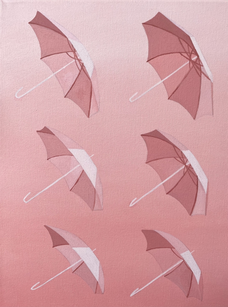 Pink Umbrellas