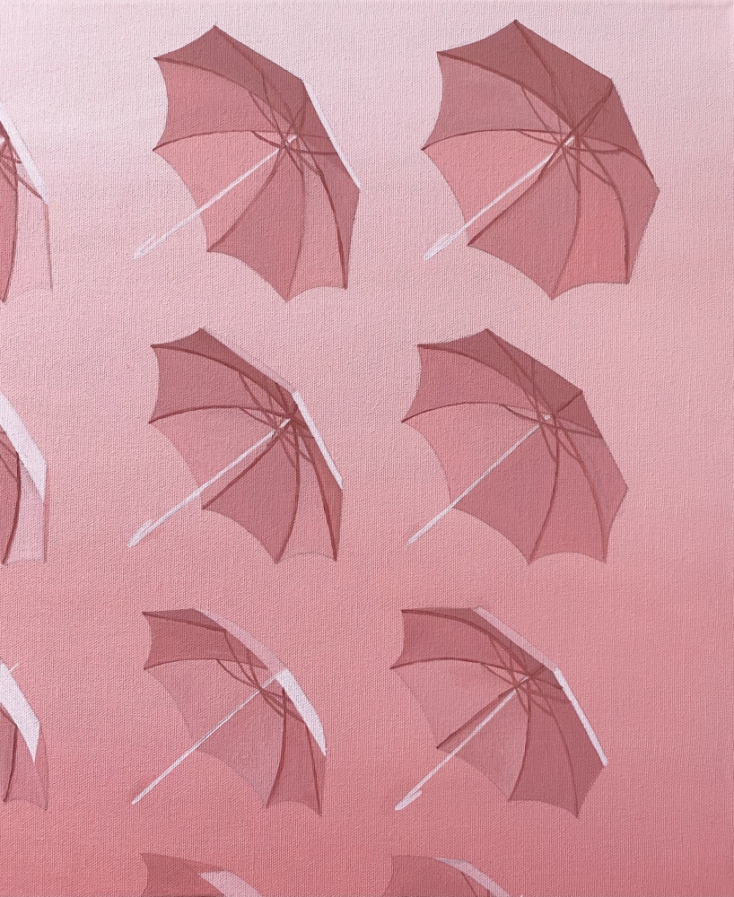 Pink Umbrellas