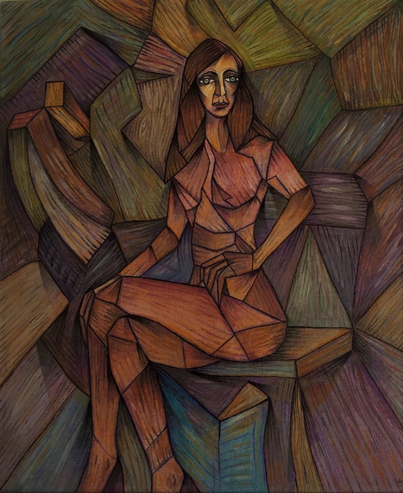 Cubist Lady