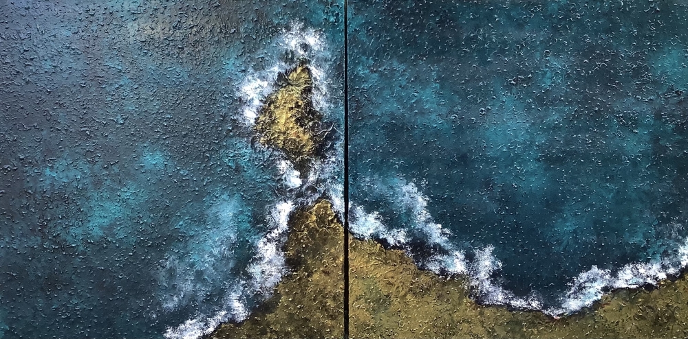 The Sea - diptych