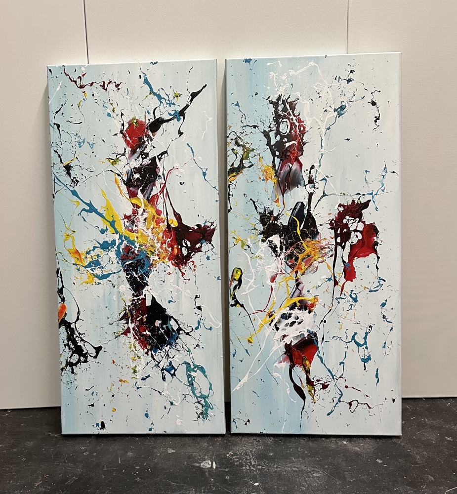 Abstract “ Two panels “