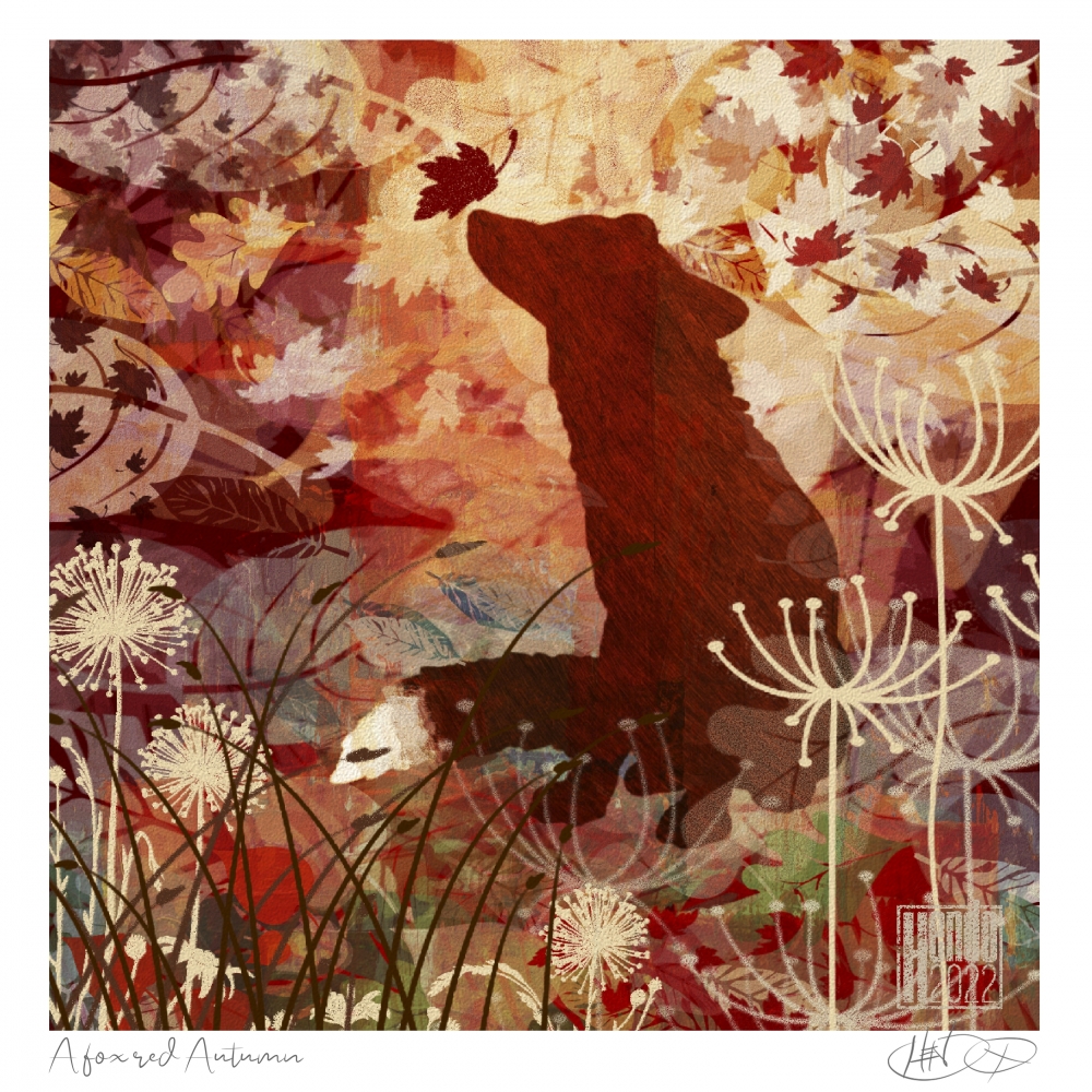 A Fox Red Autumn (signed and numbered)