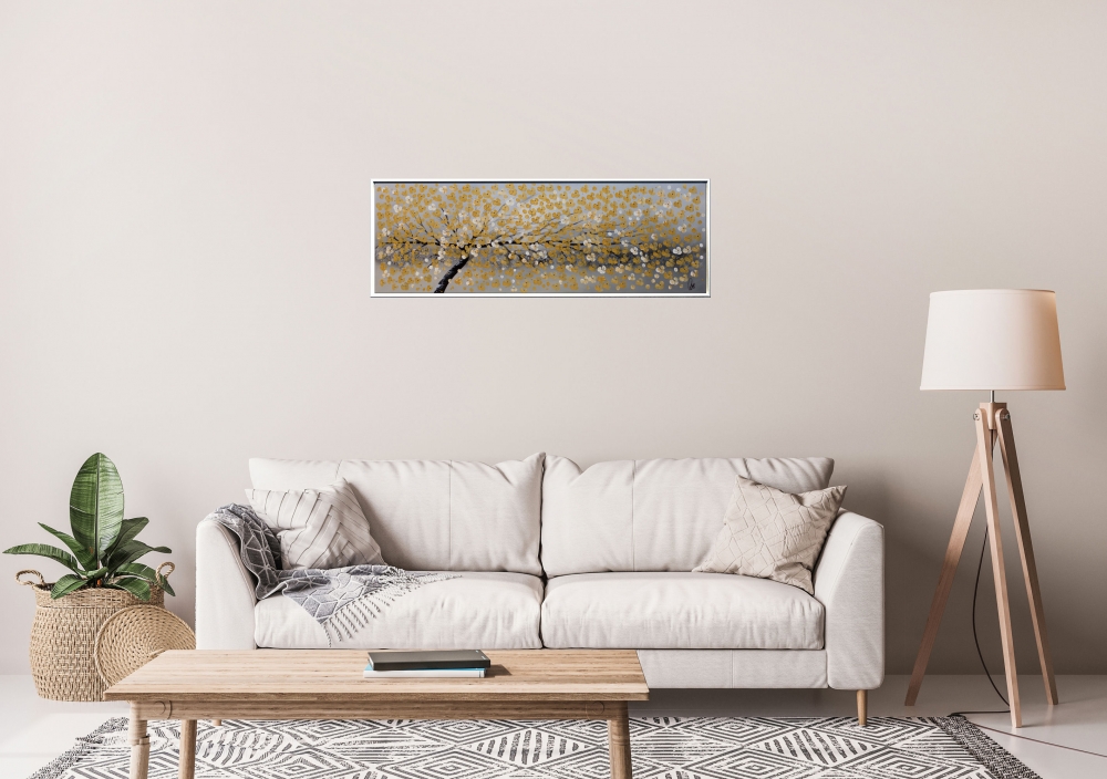 Golden Cherries - Original Painting in Frame