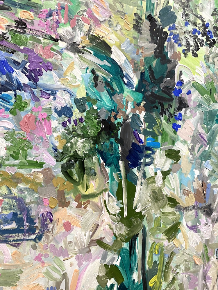 The dream garden - Extra large abstract paintings 