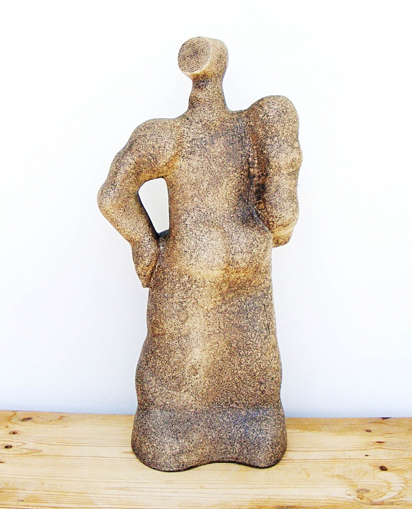 Mythological Giant, Fasolt, Builder of Valhalla - Ceramic Sculpture