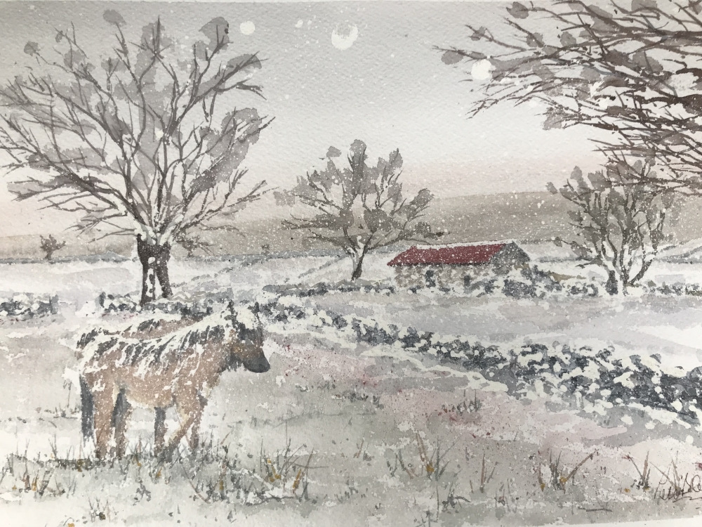 Heading for the barn