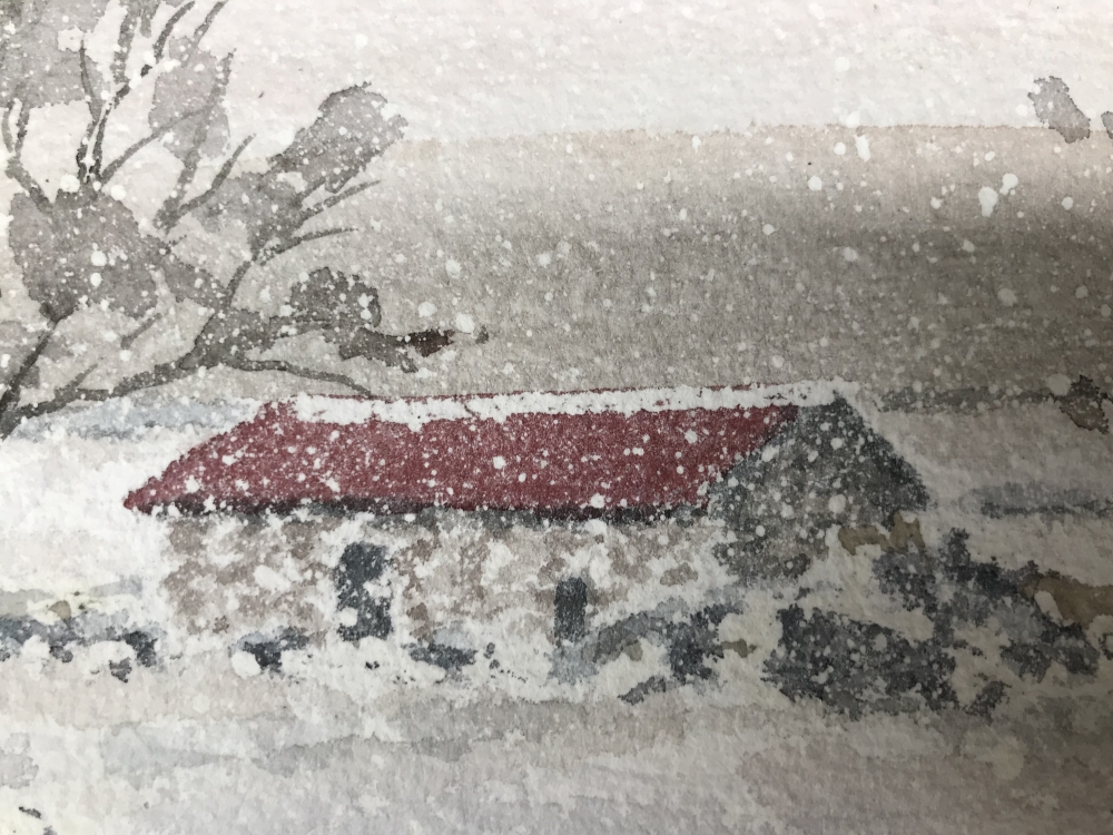 Heading for the barn