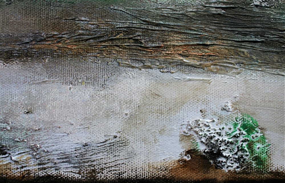 XL Nature Reborn 80 x 80cm Textured Painting