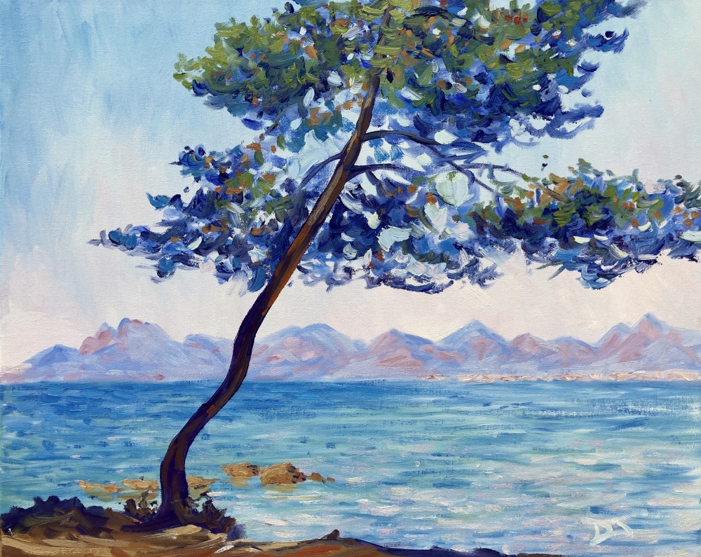 'Antibes' - Monet reproduction