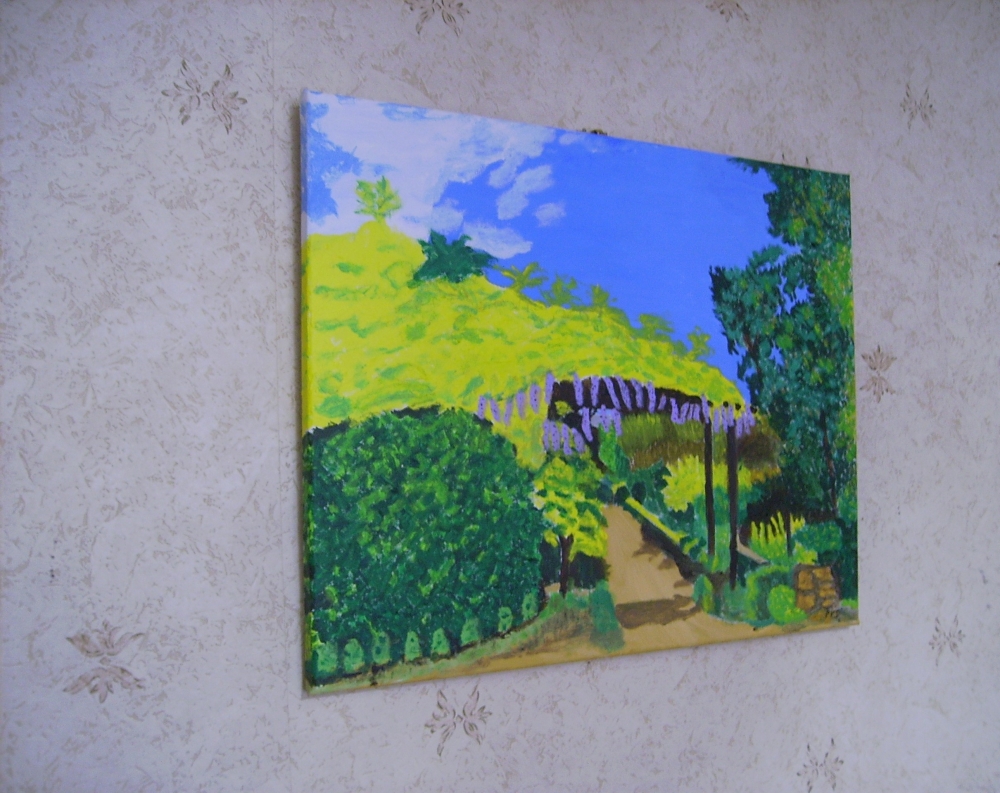 A Sunny day at Ruthin Castle.