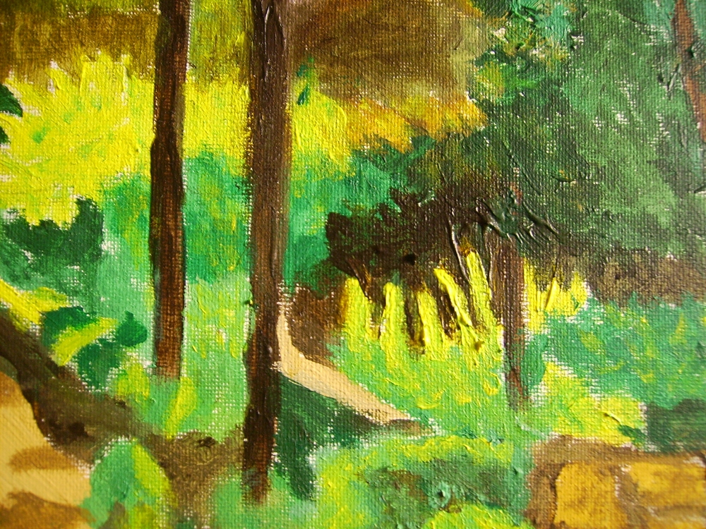 A Sunny day at Ruthin Castle.