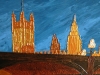 Big Ben at 10:30 PM - London cityscape painting