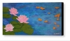 Last Song of Summer - large lotus flower painting