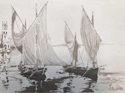 Garda barges