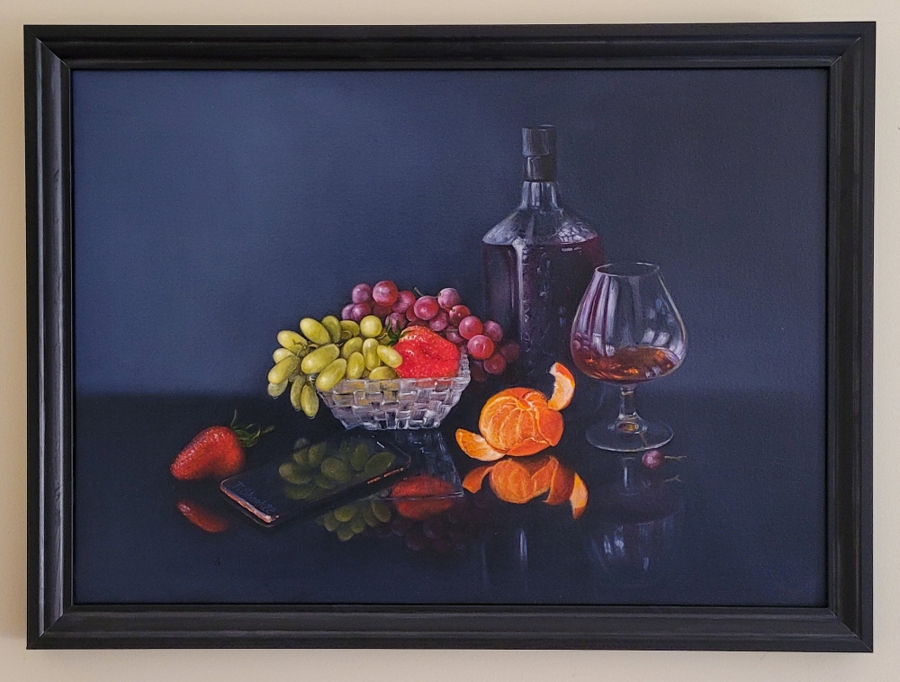 STILL LIFE IN A FRAME