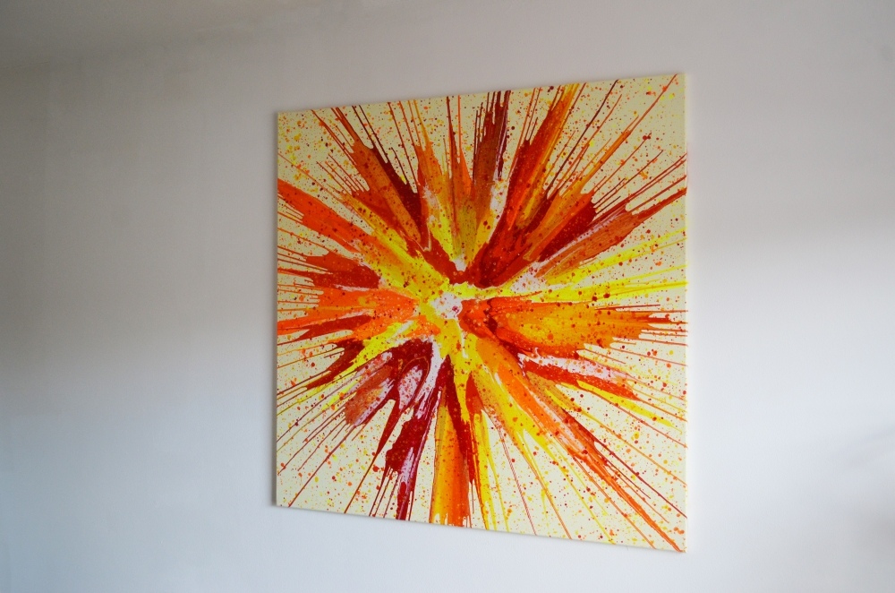 ORANGE&RED&YELLOW 100X100CM 40\"X40\"