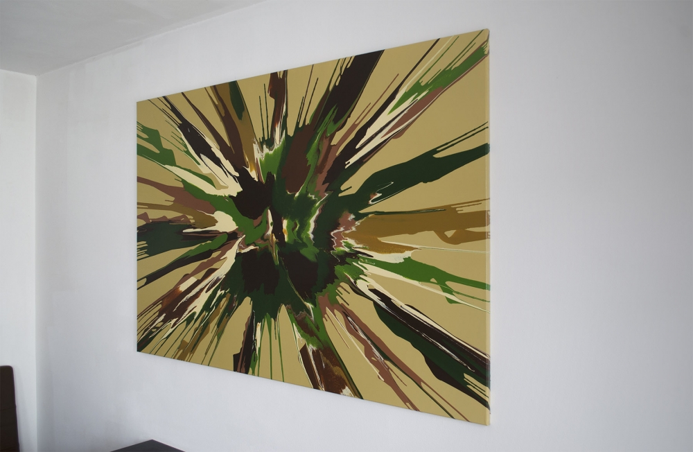 XL BROWNS&GREENS 102 X 152CM 40\" X 60\"