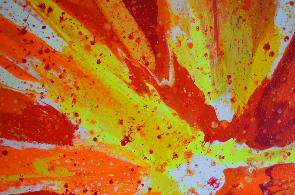 ORANGE&RED&YELLOW 100X100CM 40\"X40\"