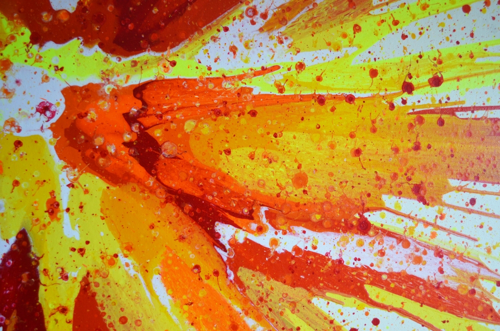 ORANGE&RED&YELLOW 100X100CM 40\"X40\"