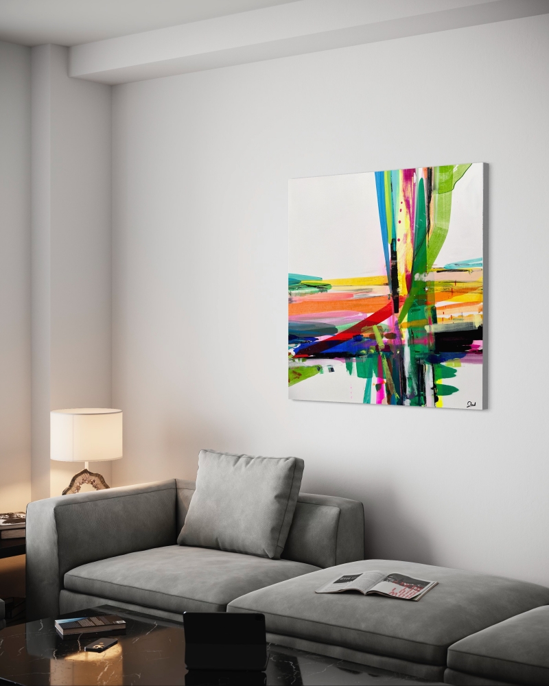 Harmony in motion - Large abstract art xxl 