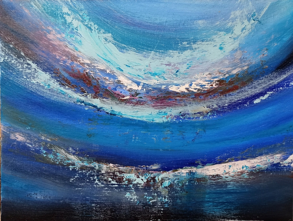 Through the Waves 40 x 30cm