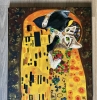 Cats kiss and Gustav Klimt