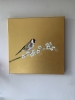 Goldfinch on Cherry Blossom II