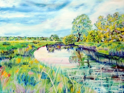 Summer besides the River