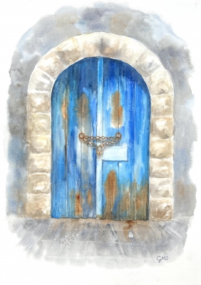 THE OLD BLUE DOOR 