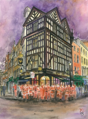 The Three Greyhounds, Soho, London