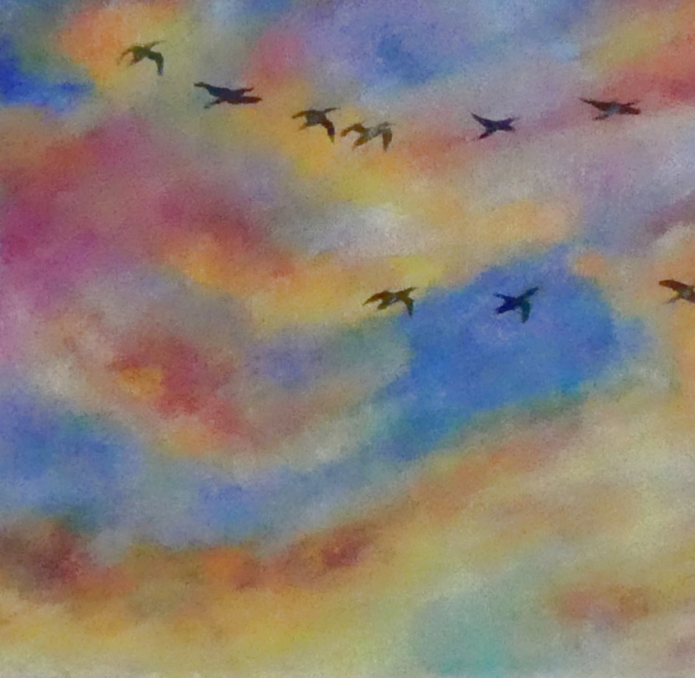 'Fly High' Wild Geese