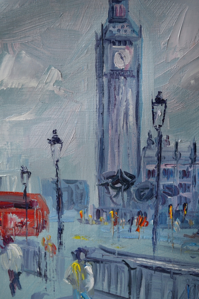 Timeless Majesty: Big Ben Urban Symphony. London painting