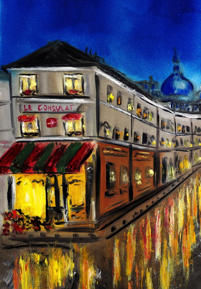 Night at Montmartre, Paris