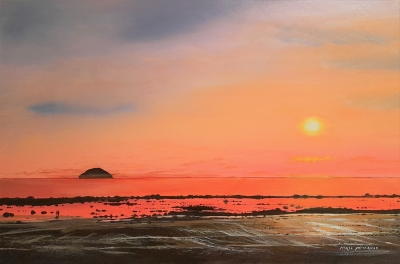 Ailsa Craig at Sunset