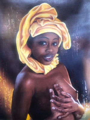 Black Nude Lady