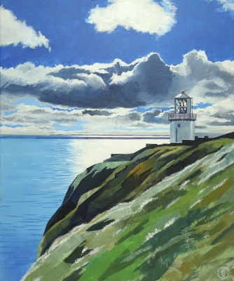 Sunlight And Shadow On The Coast