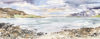 Huishinish Beach with Pebbles, Isle of Lewis