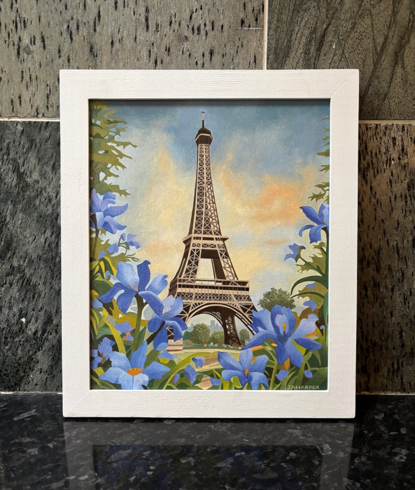 Eiffel Tower With Fleur-de-Lys