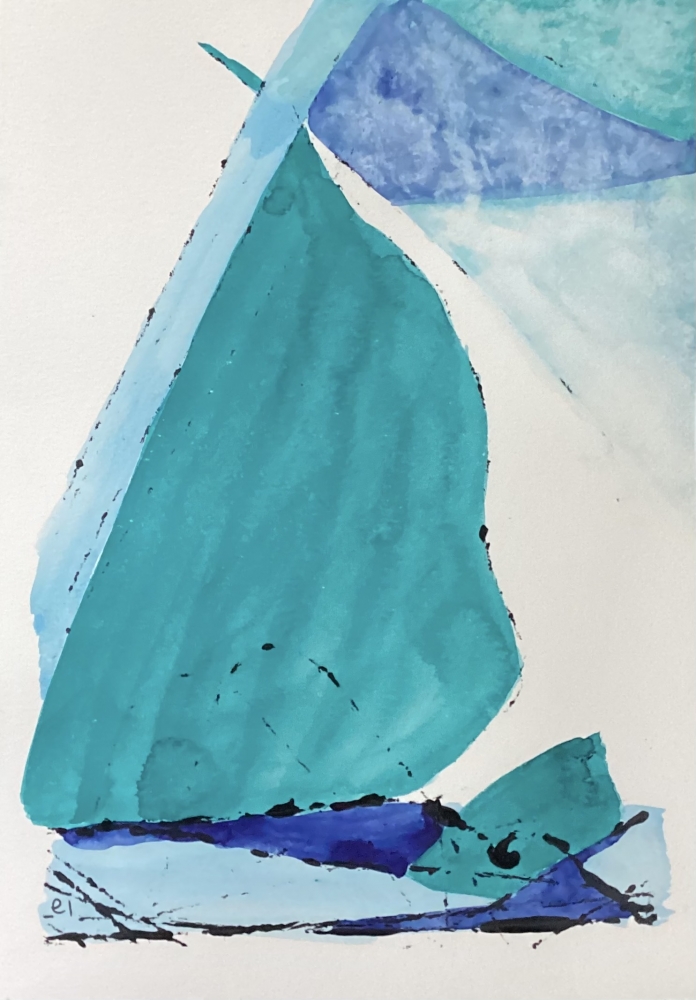 The Blue Sailboat