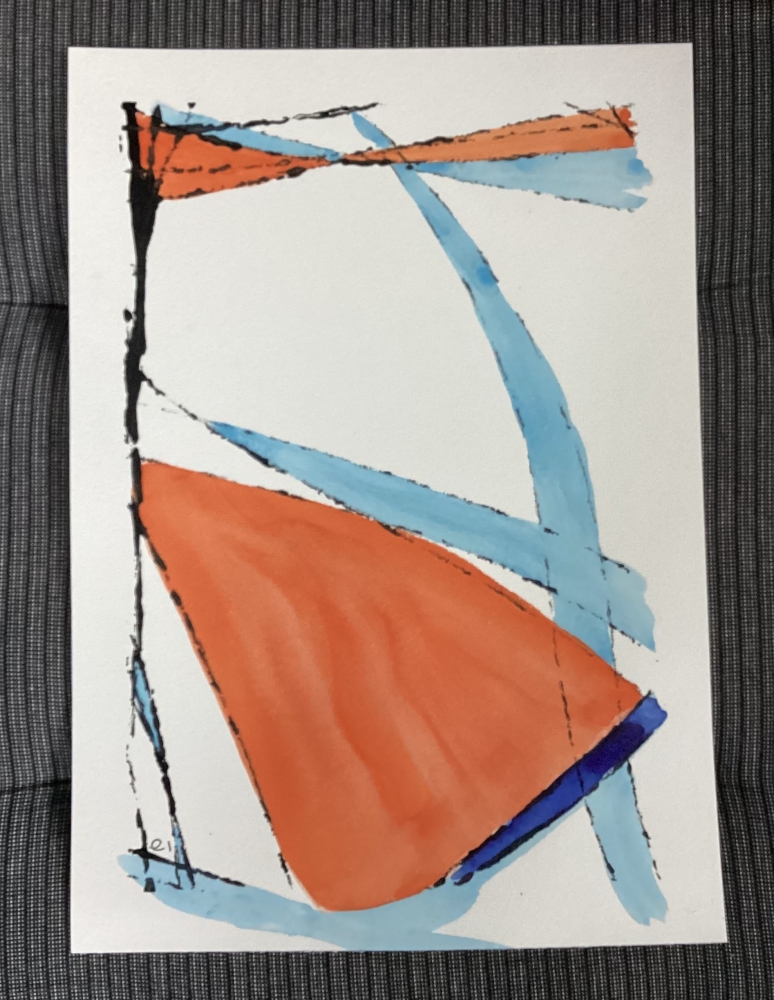 The Orange Sailboat