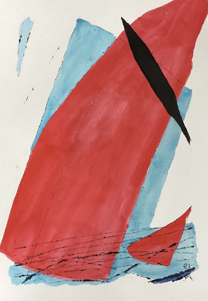 The Red Sailboat