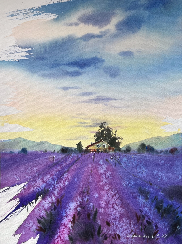 Lavender sunset #2