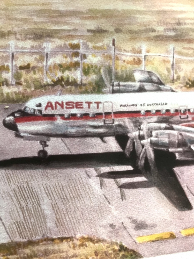 Outback Take-off...Ansett-ANA Lockheed Electra L188-A