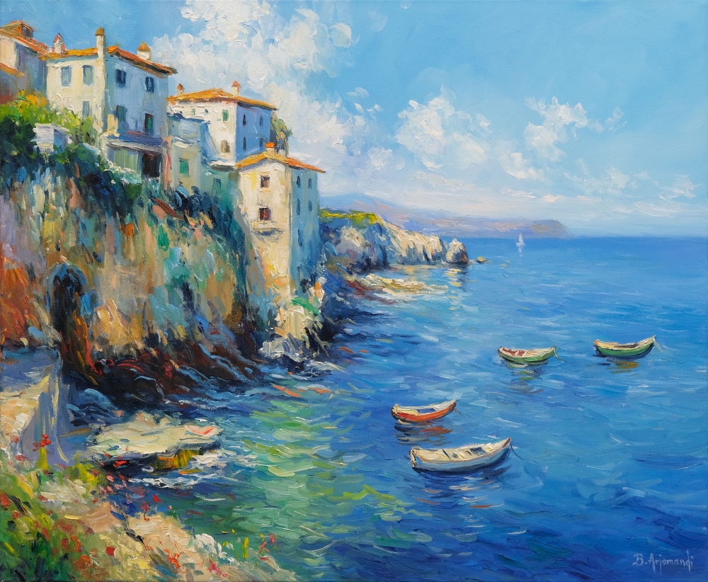 Italian Coastal Seascape